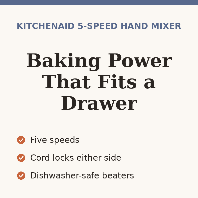 KitchenAid 5-Speed Ultra Power Hand Mixer