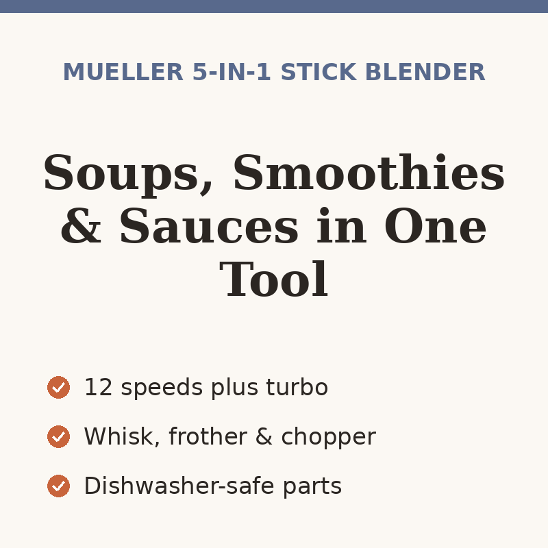 Mueller Multistick 5-in-1 Immersion Blender
