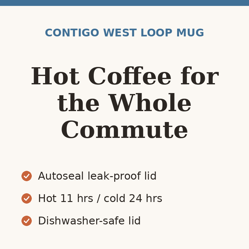 Contigo West Loop Autoseal Travel Mug, 16 oz